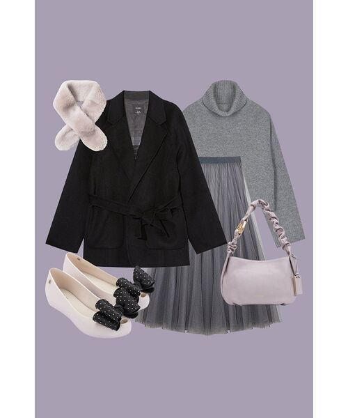 ZEROSTREET（ゼロストリート）の「[5カラー] ロングフレアシャスカート（スカート・レディース・ブラック/ネイビー/Beige/グレー系/ライトグレー・MEDIUM/SMALL）」の19枚目の写真