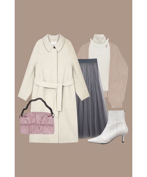 ZEROSTREET（ゼロストリート）の「[5カラー] ロングフレアシャスカート（スカート・レディース・ブラック/ネイビー/Beige/グレー系/ライトグレー・MEDIUM/SMALL）」の18枚目の写真