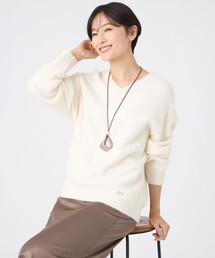 【SANYO Style EDITION掲載】フォックスウールファーニットプルオーバー