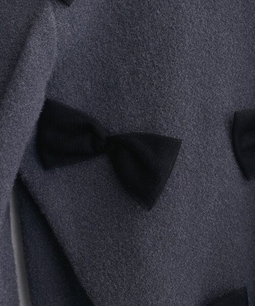 natural couture（ナチュラルクチュール）の「ランダムリボンニットプルオーバー（ニット/セーター・レディース・ライトグレー/チャコールグレー/アイボリー・FREE）」の17枚目の写真