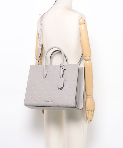 MICHAEL KORS(マイケルコース)の「MIRELLA MD EW TOTE トートバッグ(トートバッグ・レディース・グレー系・FREE)」の5枚目の写真
