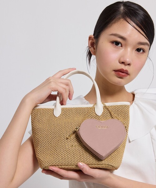 TOCCA(トッカ)の「TO THE SUNLIGHT POCHETTE かごバッグ(かごバッグ・レディース・アイボリー系/ブラック系5/ブラック系・F)」の13枚目の写真
