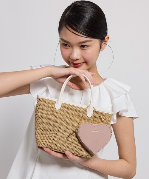 TOCCA(トッカ)の「TO THE SUNLIGHT POCHETTE かごバッグ(かごバッグ・レディース・アイボリー系/ブラック系5/ブラック系・F)」の14枚目の写真