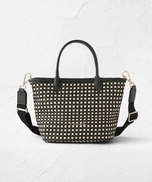 TOCCA(トッカ)の「TO THE SUNLIGHT POCHETTE かごバッグ(かごバッグ・レディース・アイボリー系/ブラック系5/ブラック系・F)」の17枚目の写真