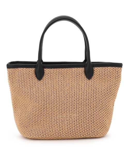【美品】トッカ TOCCA かごバッグ ハンドバッグ トートバッグ ベージュ TOCCA（トッカ） 【WEB＆一部店舗限定】DANCING TOCCA SQUARE SUMMER