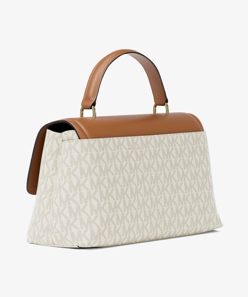 MICHAEL KORS(マイケルコース)の「TRIBECA サッチェル エクストラスモール - MKシグネチャー(ハンドバッグ・レディース・ホワイト系その他・FREE)」の5枚目の写真