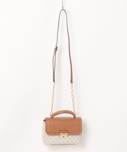 MICHAEL KORS(マイケルコース)の「TRIBECA サッチェル エクストラスモール - MKシグネチャー(ハンドバッグ・レディース・ホワイト系その他・FREE)」の6枚目の写真