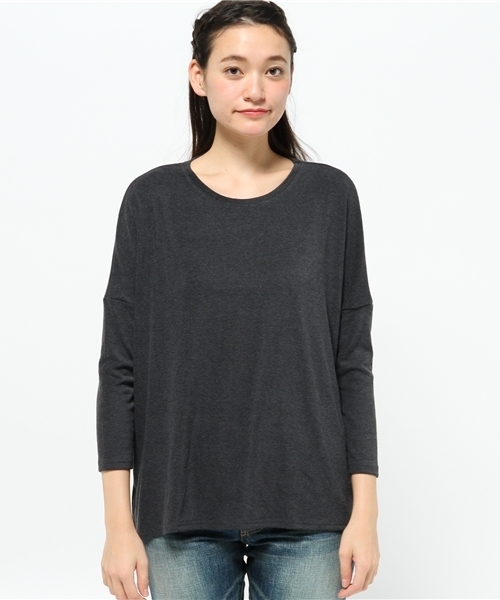 OUTLET（アウトレット）の「【ear PAPILLONNER】VICOLドルマンPO（Tシャツ/カットソー・レディース・グレー・FREE）」の8枚目の写真