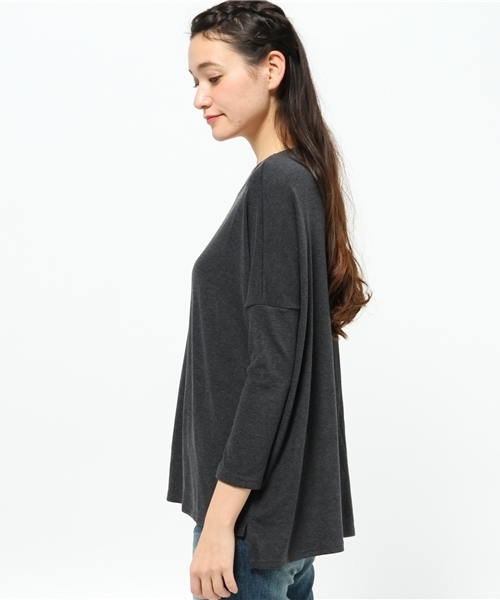OUTLET（アウトレット）の「【ear PAPILLONNER】VICOLドルマンPO（Tシャツ/カットソー・レディース・グレー・FREE）」の2枚目の写真