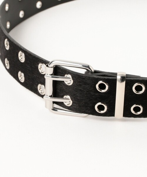 Ray BEAMS（レイビームス）の「フェイクレザー ベルト（ベルト・レディース・その他/ブラック・ONE SIZE）」の4枚目の写真