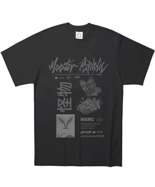 MONSTER REPUBLIC(モンスターリパブリック)の「フライアッシュグレーティーシャツブラック(Tシャツ/カットソー・レディース・その他・SMALL/X-LARGE/LARGE/MEDIUM)」の1枚目の写真