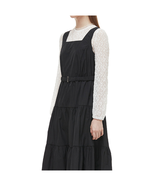 PLASTIC ISLAND（プラスティックアイランド）の「Square Neck Bustier Dress PP3WO362（ワンピース・レディース・ブラック・SMALL/X-SMALL）」の4枚目の写真