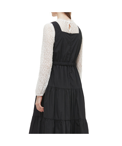 PLASTIC ISLAND（プラスティックアイランド）の「Square Neck Bustier Dress PP3WO362（ワンピース・レディース・ブラック・SMALL/X-SMALL）」の5枚目の写真