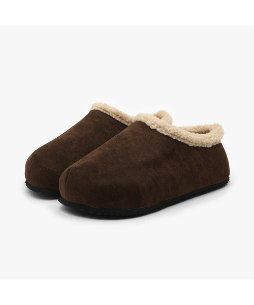 SAPPUN(サプン)の「Harpers ファー裏地 スリッパ (4cm)(サンダル・レディース・ベージュ/ブラック/ブラウン・SMALL/MEDIUM/LARGE)」の3枚目の写真