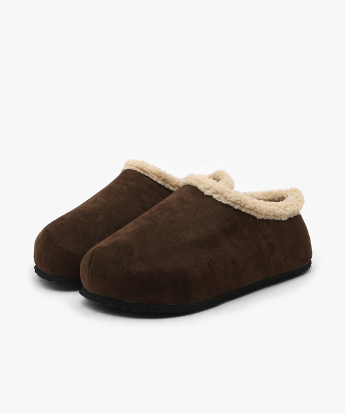 SAPPUN（サプン）の「Harpers ファー裏地 スリッパ (4cm)（サンダル・レディース・ベージュ/ブラック/ブラウン・SMALL/MEDIUM/LARGE）」の7枚目の写真