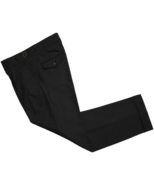 sortie（ソルティ）の「Cotton Gurkha Trousers (Black)（その他パンツ・メンズ・その他・SMALL/MEDIUM/LARGE/X-LARGE）」の3枚目の写真