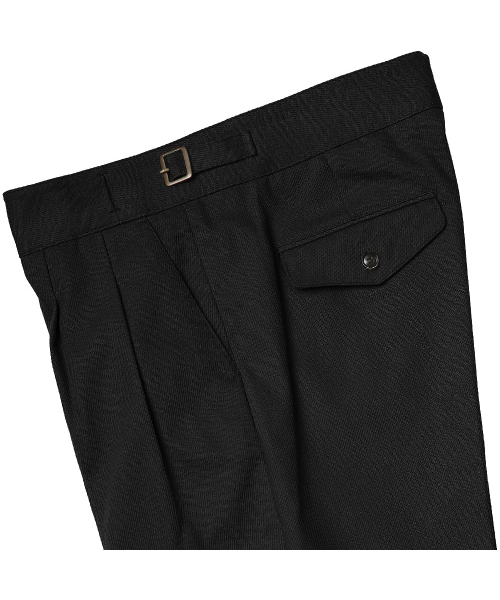sortie（ソルティ）の「Cotton Gurkha Trousers (Black)（その他パンツ・メンズ・その他・SMALL/MEDIUM/LARGE/X-LARGE）」の4枚目の写真
