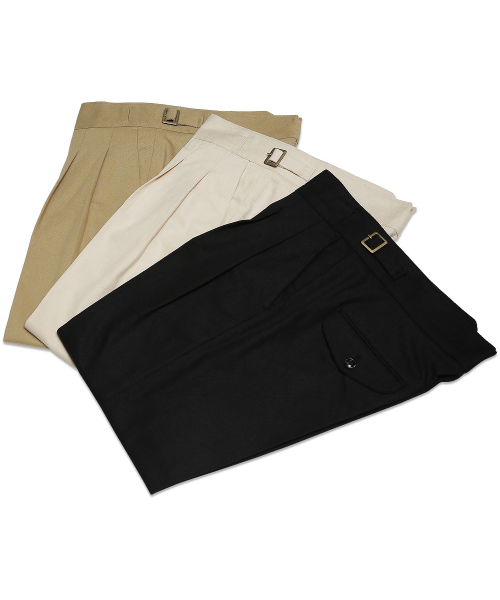 sortie（ソルティ）の「Cotton Gurkha Trousers (Black)（その他パンツ・メンズ・その他・SMALL/MEDIUM/LARGE/X-LARGE）」の8枚目の写真