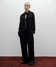 セール】Stripe Zip Combinaison（つなぎ/オールインワン）｜TODAYFUL