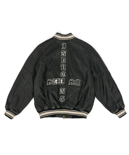 SCHISM INDUCING(スキズムインデューシング)の「AGING LEATHER BOMBER(スタジャン・レディース・その他・MEDIUM/LARGE)」の3枚目の写真