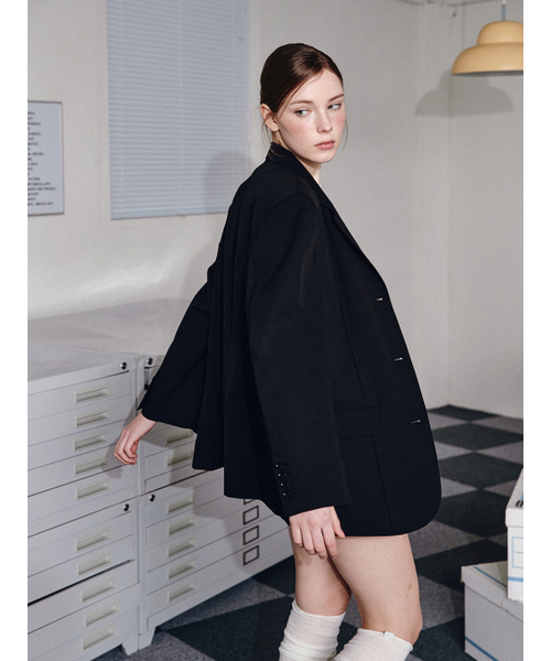 ASURA（アスラ）の「PINTUK JACKET [BLACK]（テーラードジャケット・レディース・その他・SMALL/MEDIUM）」の2枚目の写真