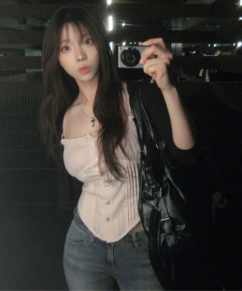 PLEASENOFOLLOW(プリーズノーフォロー)の「Cindy Shirt Top (Pink)(シャツ/ブラウス・レディース・その他・SMALL/MEDIUM)」の4枚目の写真