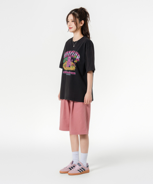 MOZMOZ(モズモズ)の「ハイラビット オーバーサイズ ピグメント 半袖Tシャツ ブラック(Tシャツ/カットソー・レディース・その他・M/XL)」の3枚目の写真