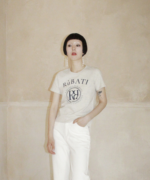 RUBATI(ルバティ)の「アークロゴTシャツ_オートミール(Tシャツ/カットソー・レディース・その他・size1)」の2枚目の写真