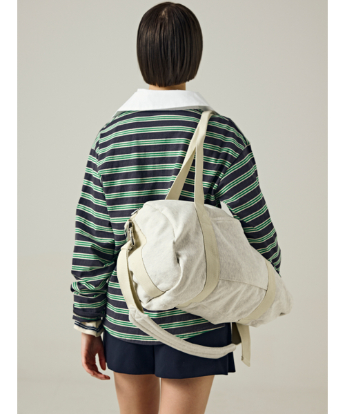 Salad bowls（サラダボール）の「410 Travel Bag [MELANGE]（メッセンジャーバッグ・レディース・ライトホワイト・FREE）」の8枚目の写真