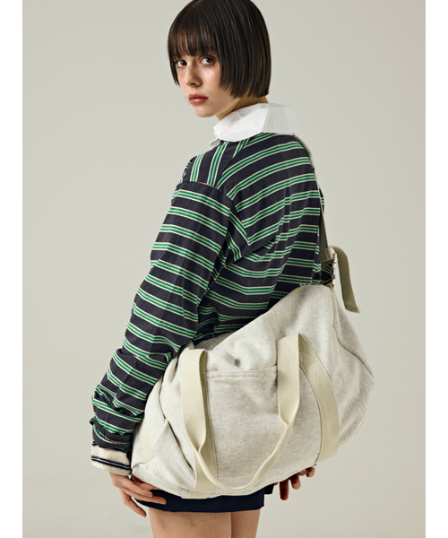 Salad bowls（サラダボール）の「410 Travel Bag [MELANGE]（メッセンジャーバッグ・レディース・ライトホワイト・FREE）」の10枚目の写真