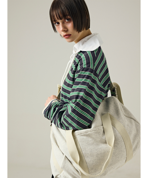 Salad bowls（サラダボール）の「410 Travel Bag [MELANGE]（メッセンジャーバッグ・レディース・ライトホワイト・FREE）」の13枚目の写真