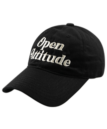 OPEN ATTITUDE（オープンアティチュード）の「ATTITUDE LETTERING BALL CAP[BLACK]（キャップ）」