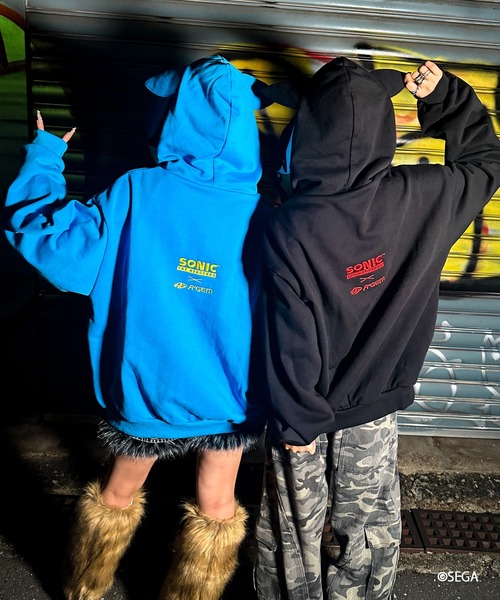 A'GEM/9x.kom『A'gem/エージェム』 A'GEM/9 × .kom 『A'gem/エージェム』 METAL SONIC ZIP UP HOODIE