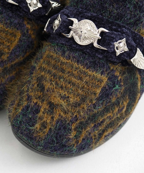 TOGA PULLA（トーガ　プルラ）の「【TOGA PULLA/トーガプルラ】Knit slip-on TOGA×SUBU/ニットスリッポン/スブコラボレーション（スリッポン・レディース・ネイビー/ブラック・0/1）」の20枚目の写真