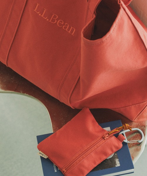 L.L.Bean（エルエルビーン）の「【L.L.Bean for SALON（エル・エル・ビーン）】別注グローサリー・トート＆チャームポーチ（トートバッグ・レディース・レッド系その他/キャメル/イエロー系その他/ブルー系その他4/カーキ・FREE）」の9枚目の写真