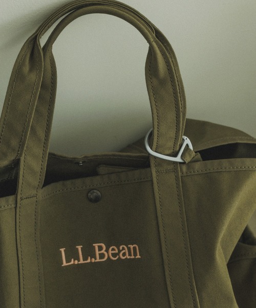 L.L.Bean（エルエルビーン）の「【L.L.Bean for SALON（エル・エル・ビーン）】別注グローサリー・トート＆チャームポーチ（トートバッグ・レディース・レッド系その他/キャメル/イエロー系その他/ブルー系その他4/カーキ・FREE）」の10枚目の写真