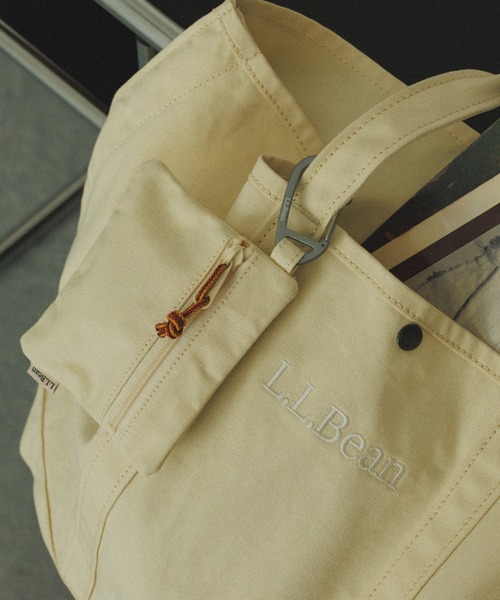 L.L.Bean（エルエルビーン）の「【L.L.Bean for SALON（エル・エル・ビーン）】別注グローサリー・トート＆チャームポーチ（トートバッグ・レディース・レッド系その他/キャメル/イエロー系その他/ブルー系その他4/カーキ・FREE）」の13枚目の写真