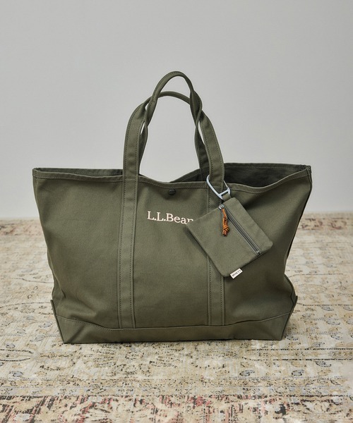 L.L.Bean（エルエルビーン）の「【L.L.Bean for SALON（エル・エル・ビーン）】別注グローサリー・トート＆チャームポーチ（トートバッグ・レディース・レッド系その他/キャメル/イエロー系その他/ブルー系その他4/カーキ・FREE）」の14枚目の写真