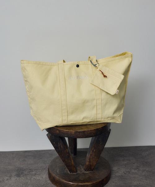 L.L.Bean（エルエルビーン）の「【L.L.Bean for SALON（エル・エル・ビーン）】別注グローサリー・トート＆チャームポーチ（トートバッグ・レディース・レッド系その他/キャメル/イエロー系その他/ブルー系その他4/カーキ・FREE）」の15枚目の写真