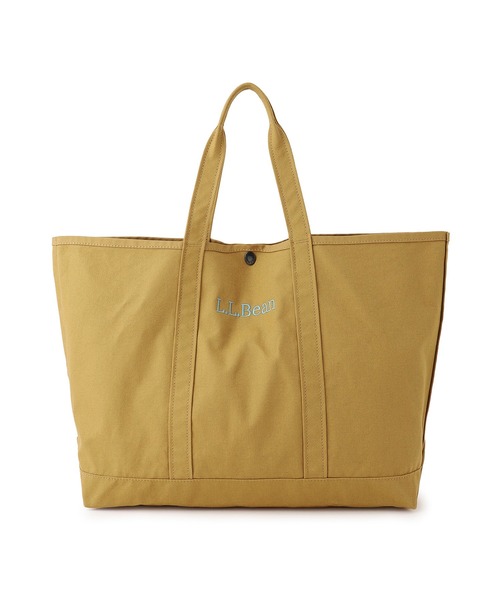 L.L.Bean別注グローサリートート&チャームポーチ　イエロー L.L.Bean for SALON（エル・エル・ビーン）】別注グローサリー・トート