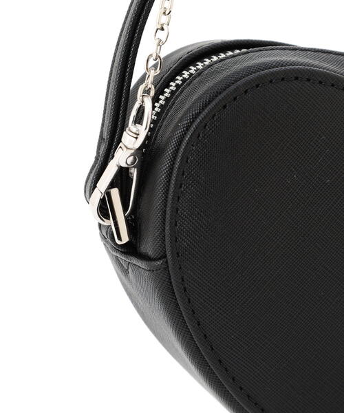 FREE'S MART（フリーズマート）の「ハートミニショルダーバッグ（ショルダーバッグ・レディース・ブラウン/ブラック/シルバー・ﾌﾘ-）」の8枚目の写真