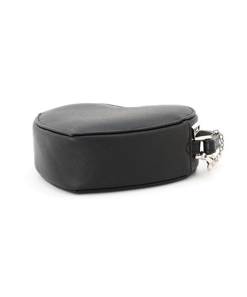 FREE'S MART（フリーズマート）の「ハートミニショルダーバッグ（ショルダーバッグ・レディース・ブラウン/ブラック/シルバー・ﾌﾘ-）」の9枚目の写真