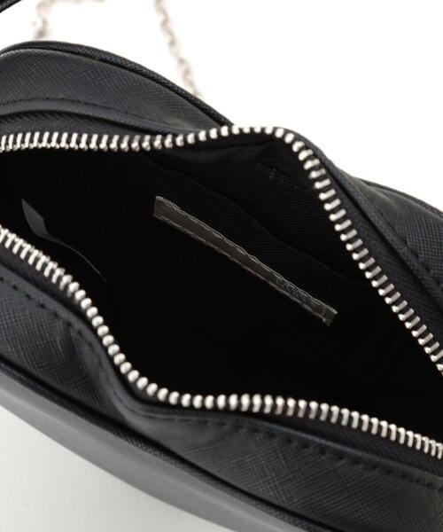 FREE'S MART（フリーズマート）の「ハートミニショルダーバッグ（ショルダーバッグ・レディース・ブラウン/ブラック/シルバー・ﾌﾘ-）」の10枚目の写真