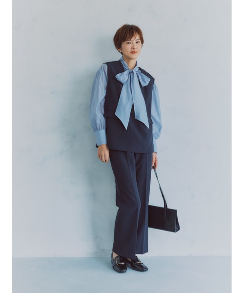 A part by(アパートバイ)の「【セレモニー】C*ベストセットアップ(スーツセット・レディース・ブラック/ネイビー/ライトブルー/ピンク系その他・SMALL/MEDIUM/LARGE)」の4枚目の写真