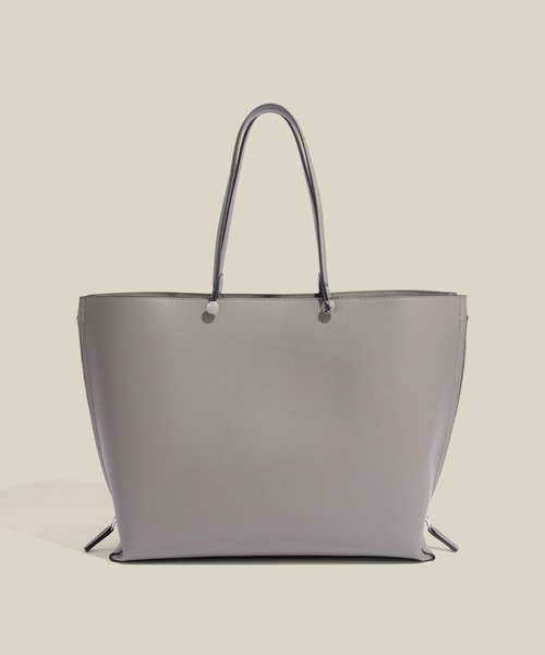 E'POR（エポール）の「【E'POR】Y BAG Wide/A4対応・通勤・26SS（トートバッグ・レディース・ダークグリーン/グレー/ダークブラウン/ブラック/キナリ・FREE）」の6枚目の写真
