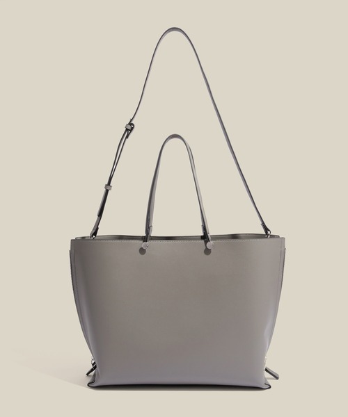 E'POR（エポール）の「【E'POR】Y BAG Wide/A4対応・通勤・26SS（トートバッグ・レディース・ダークグリーン/グレー/ダークブラウン/ブラック/キナリ・FREE）」の10枚目の写真