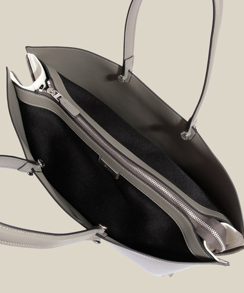 E'POR（エポール）の「【E'POR】Y BAG Wide/A4対応・通勤・26SS（トートバッグ・レディース・ダークグリーン/グレー/ダークブラウン/ブラック/キナリ・FREE）」の14枚目の写真