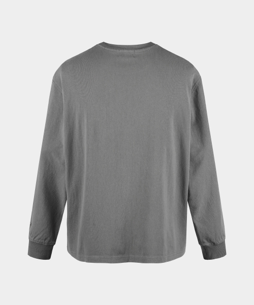 BIRBANTE(ビルバンテ)の「ウォッシュドポケットロングスリーブTシャツ - グレー(Tシャツ/カットソー・メンズ・グレー・SMALL/MEDIUM/LARGE/X-LARGE)」の3枚目の写真