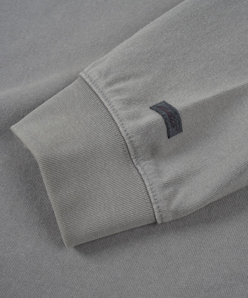 BIRBANTE(ビルバンテ)の「ウォッシュドポケットロングスリーブTシャツ - グレー(Tシャツ/カットソー・メンズ・グレー・SMALL/MEDIUM/LARGE/X-LARGE)」の8枚目の写真