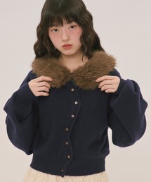 loin nuit ロワンニュイ ribbon padding blouson ribbon padding